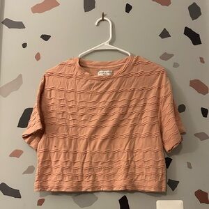 Madewell Texture & Thread Cropped Tee
